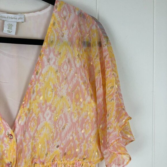 House of Harlow 1960 Womens Dress Maxi Elastic Empire Waist X-Small - Picture 5 of 12